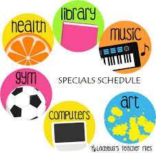 Specials Schedule